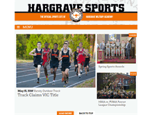 Tablet Screenshot of hargravesports.com